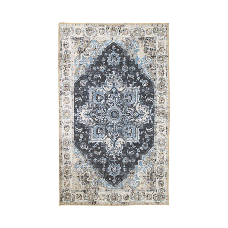 World Menagerie Matteson Tufted Blue/Grey/Beige Rug Wayfair.co.uk
